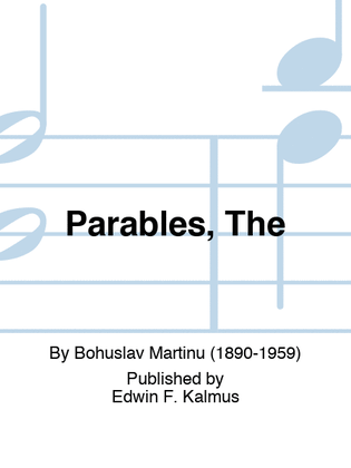 Book cover for Parables, The