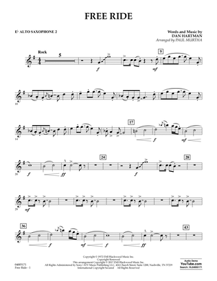 Free Ride - Eb Alto Saxophone 2