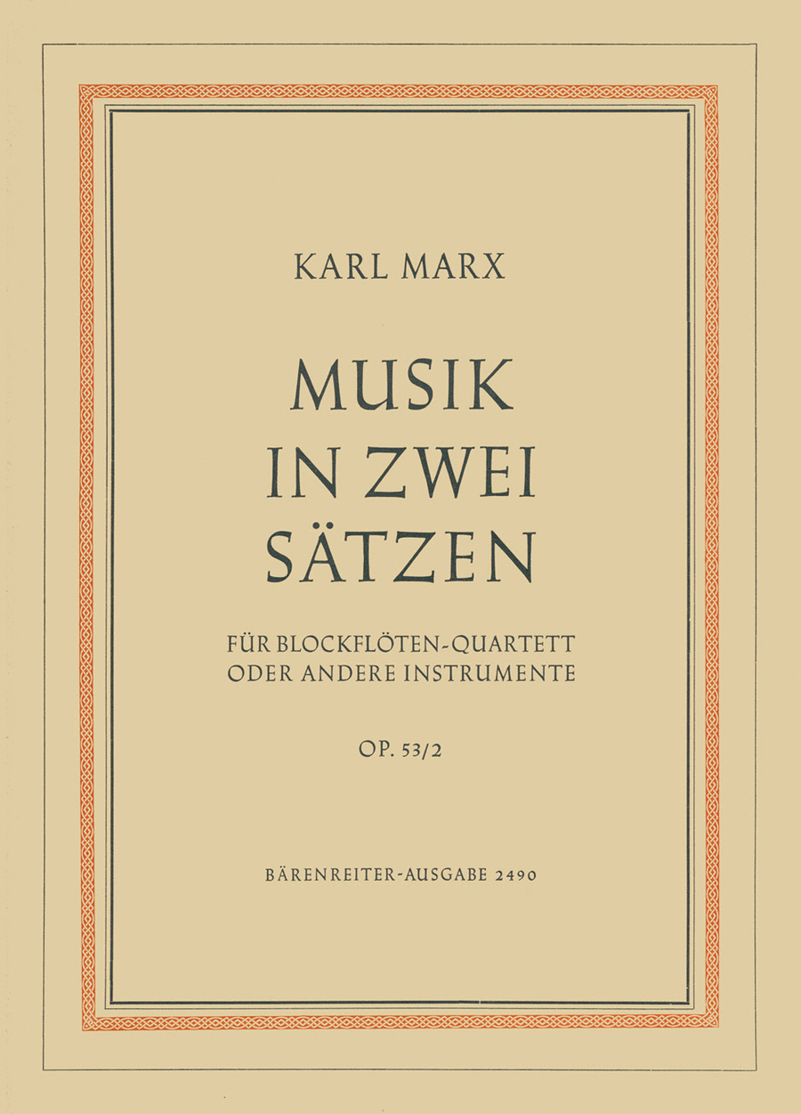 Musik in zwei Satzen, Op. 53/2