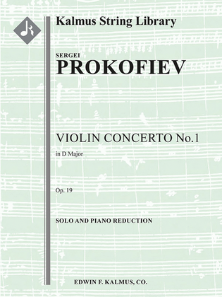 Violin Concerto No. 1, Op. 19