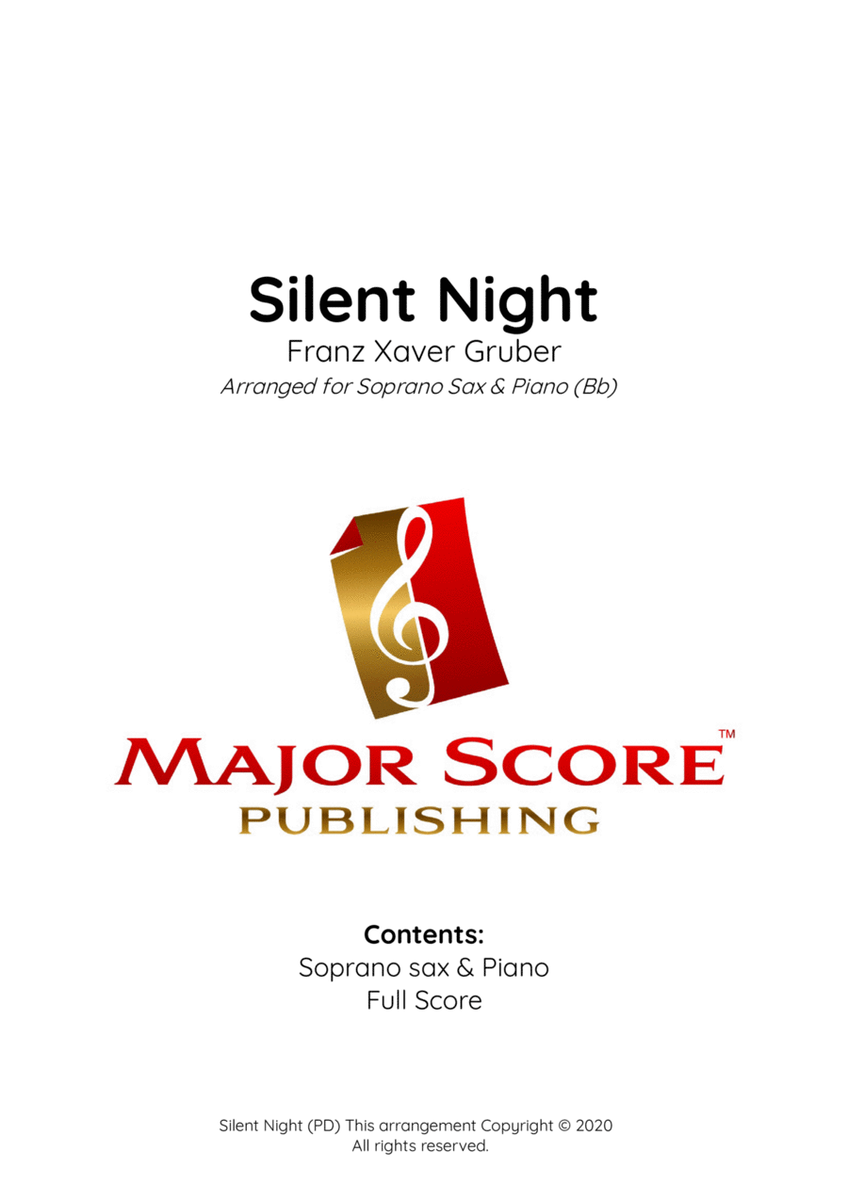 Silent Night | Soprano Sax & Piano (Bb) image number null