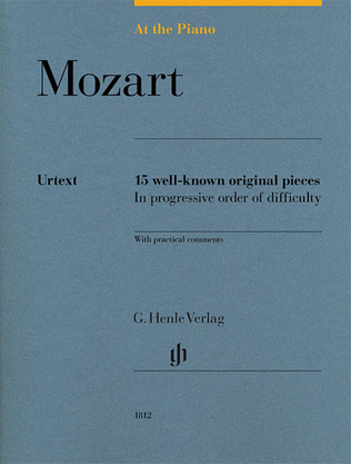 Book cover for Mozart: At the Piano