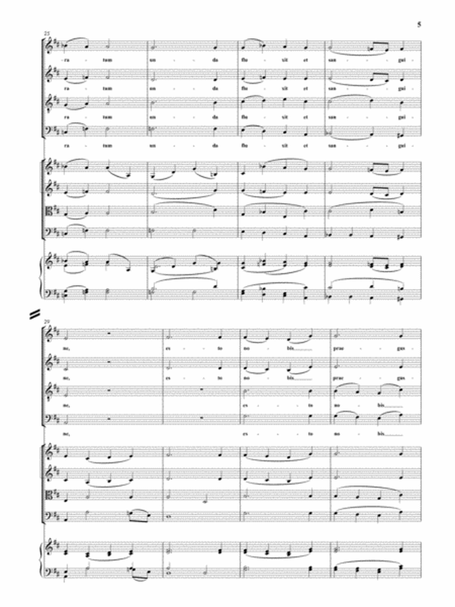 Ave Verum Corpus for Choir SATB, String Orchestra and Organ image number null