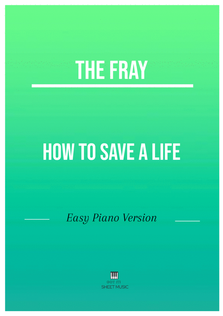 The Fray - How to Save a Life (Easy Piano Version) image number null