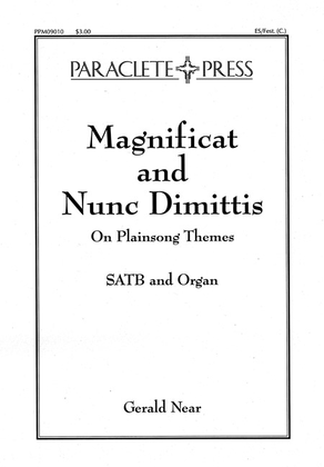 Book cover for Magnificat and Nunc Dimittis On Plainsong Theme
