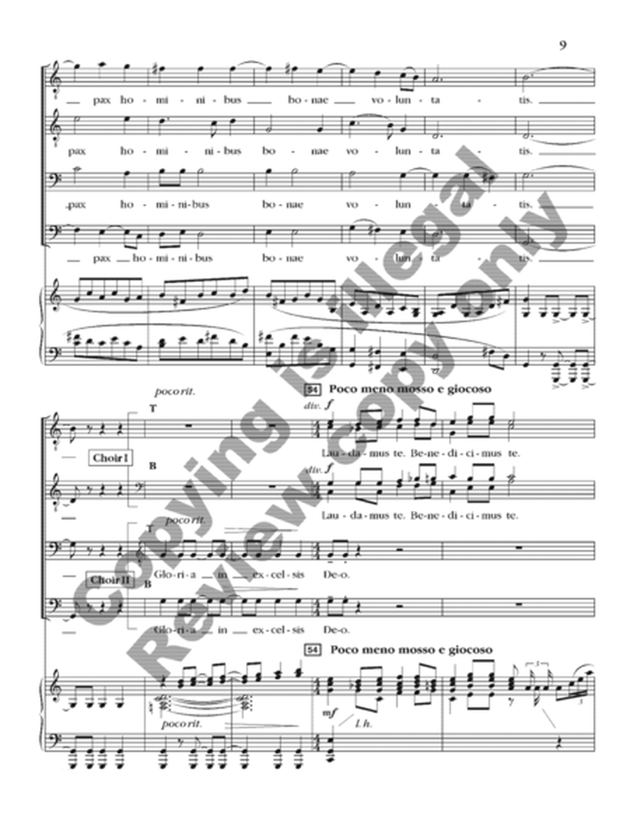 Gloria (Choral Score) image number null