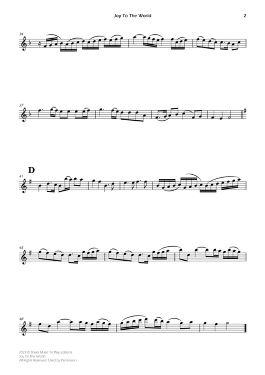 Joy To The World - Woodwind Quartet (Individual Parts) image number null