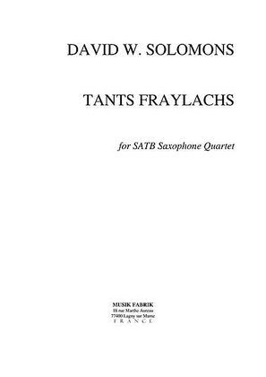 Book cover for Tants Fraylachs (Style Klezmer)