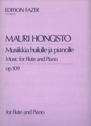 Book cover for Musiikkia Huilulle Ja Pianolle Op. 109
