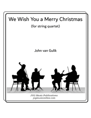 Book cover for We Wish You a Merry Christmas - String Quartet