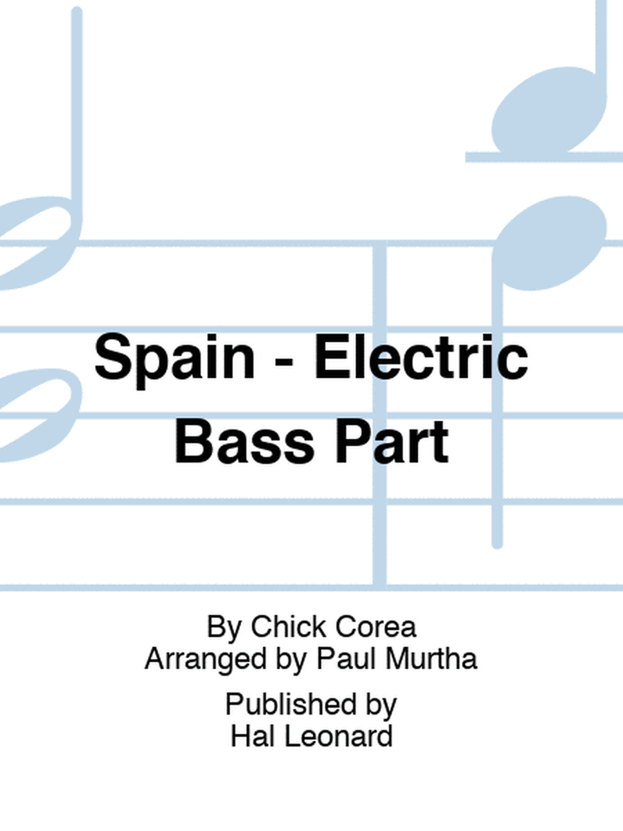 Spain - Electric Bass Part