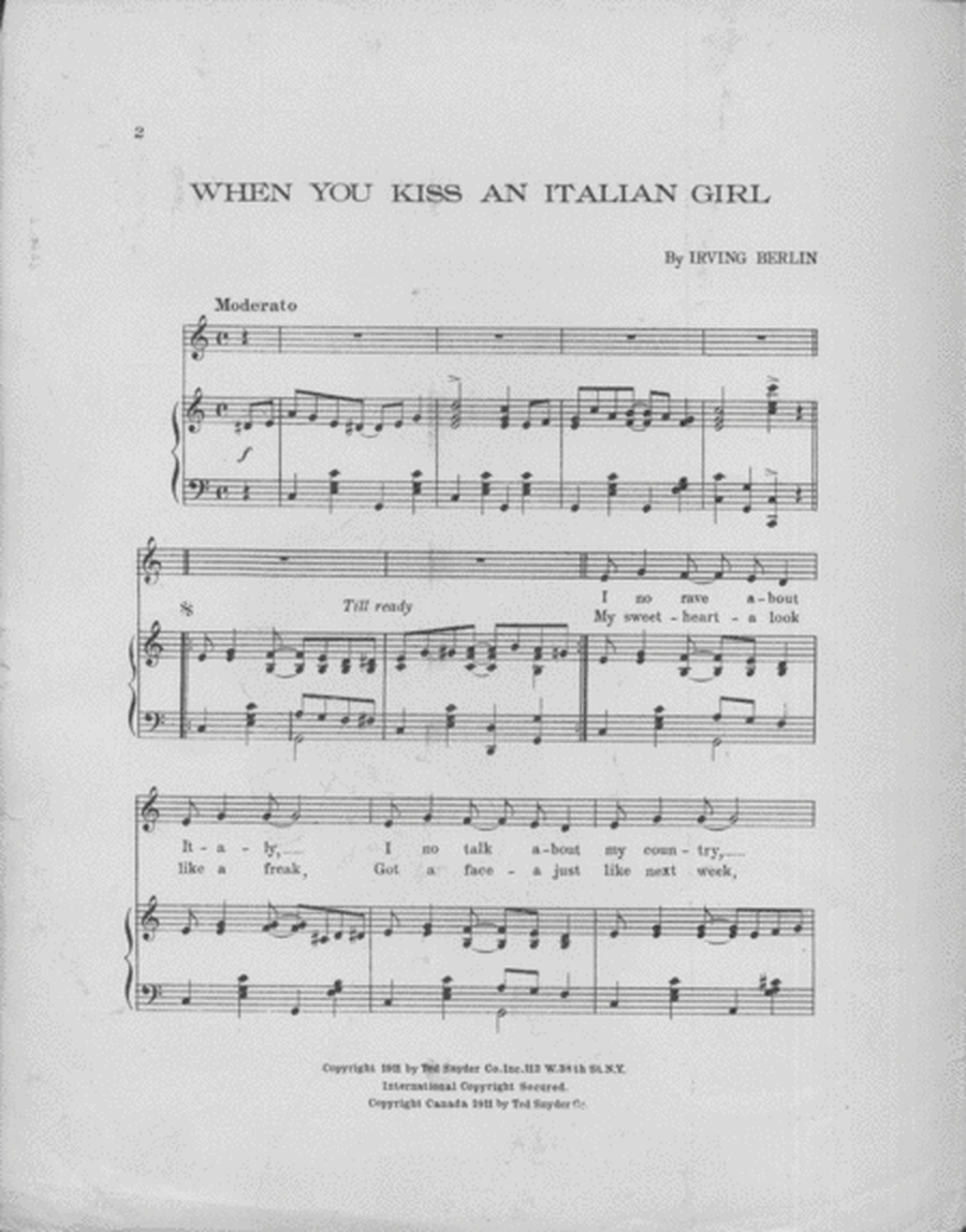 When You Kiss An Italian Girl