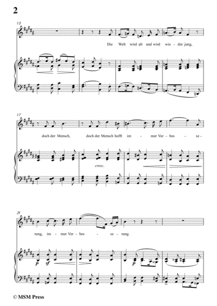 Schubert-Hoffnung(Die Hoffnung),in C Major,Op.87 No.2,for Voice and Piano image number null