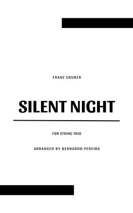 Book cover for Silent Night (for string trio)