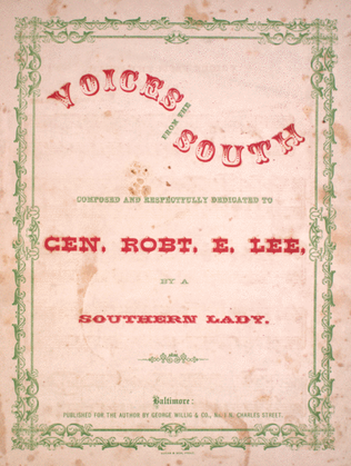 Book cover for Voices From the South