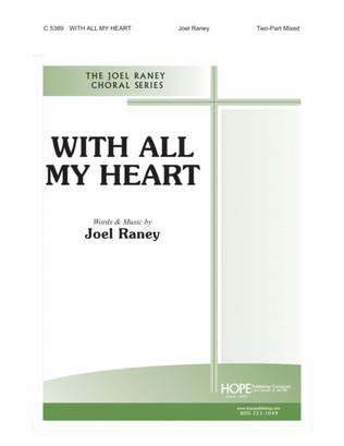 Book cover for With All My Heart