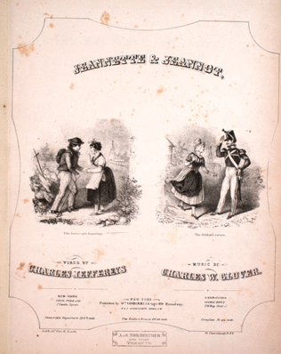 Book cover for Jeannette & Jeannot. The Conscript's Departure