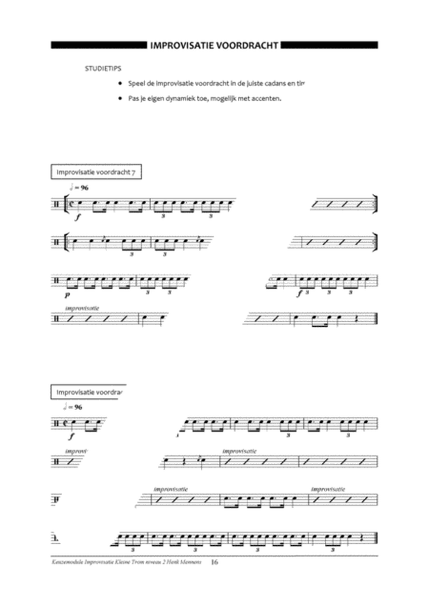 Percussion Modular: Improvisatie 2