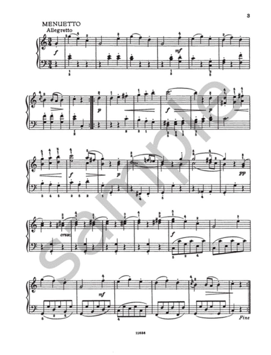 Six Viennese Sonatinas (Based on Divertimentos for 2 Clarinets and Bassoon)