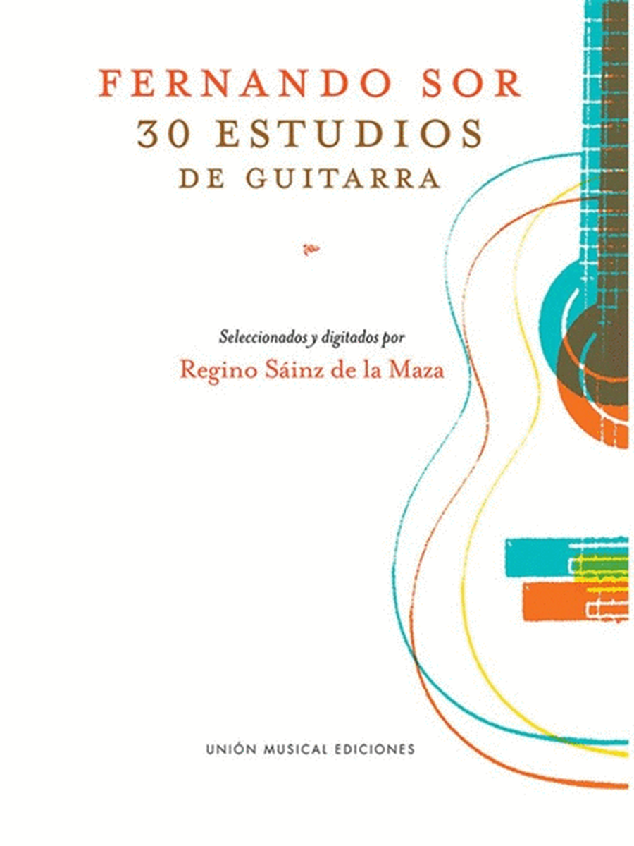Sor 30 Studies For Guitar