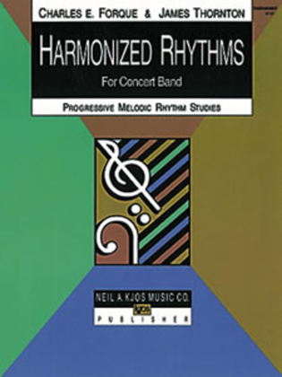 Book cover for Harmonized Rhythms - Eb Baritone Saxophone