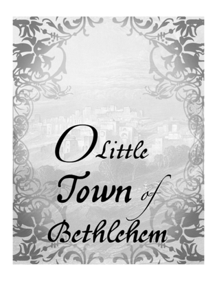 Book cover for O Little Town of Bethlehem, Piano Solo