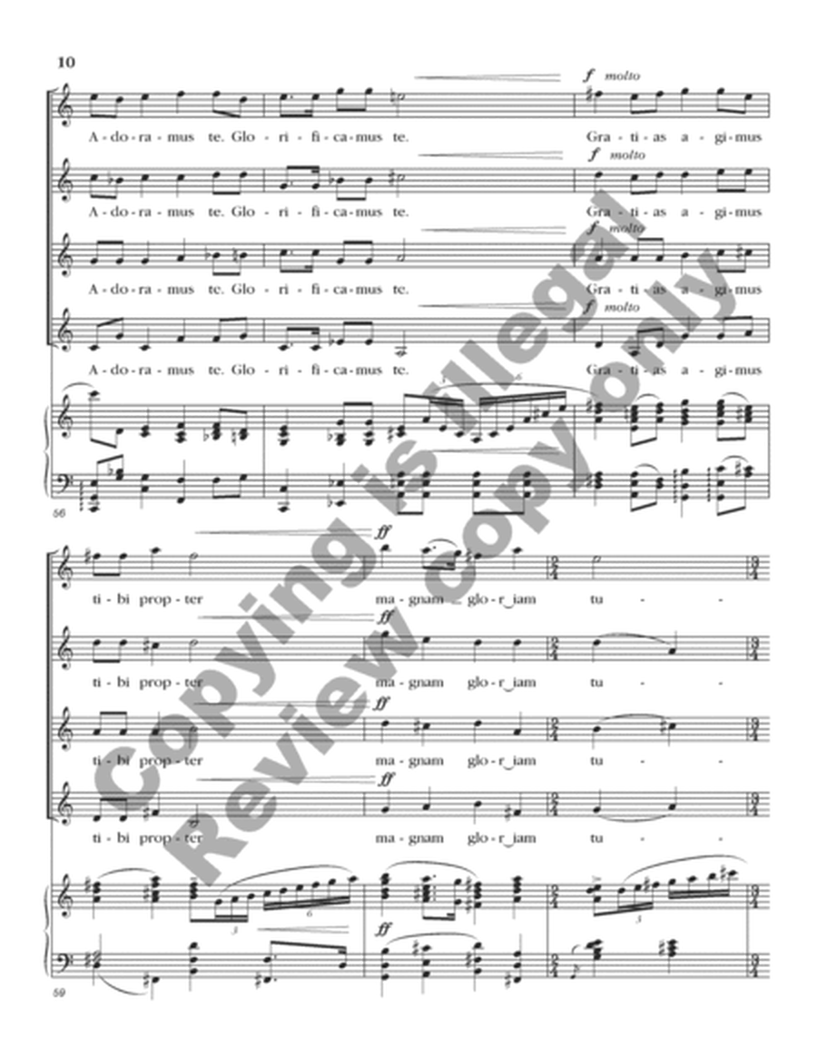 Gloria (Choral Score)