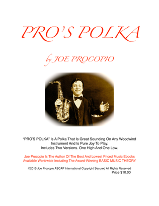 Book cover for PRO'S POLKA by Joe Procopio