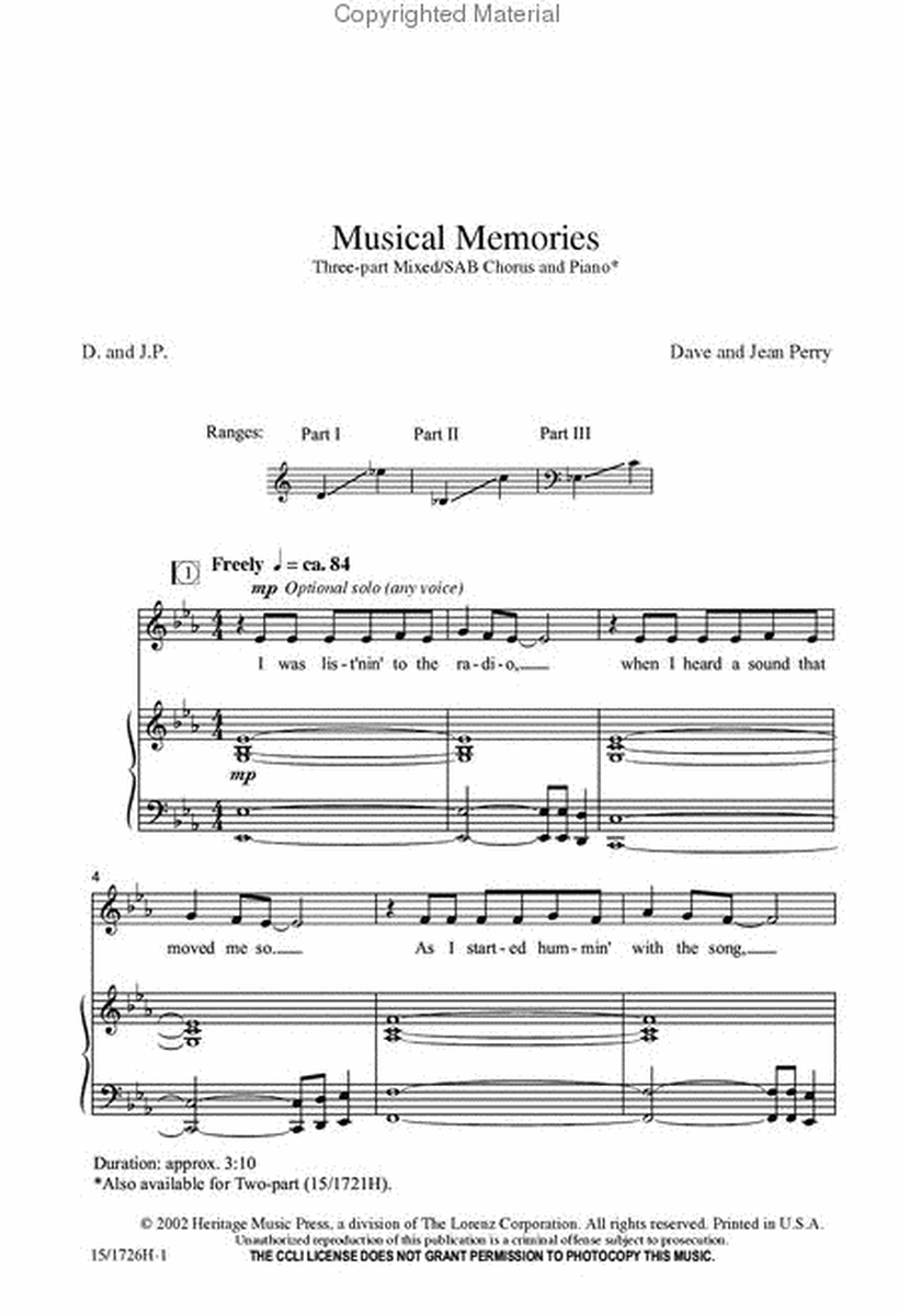 Musical Memories image number null