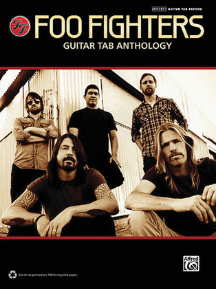 Book cover for Foo Fighters – Guitar Tab Anthology