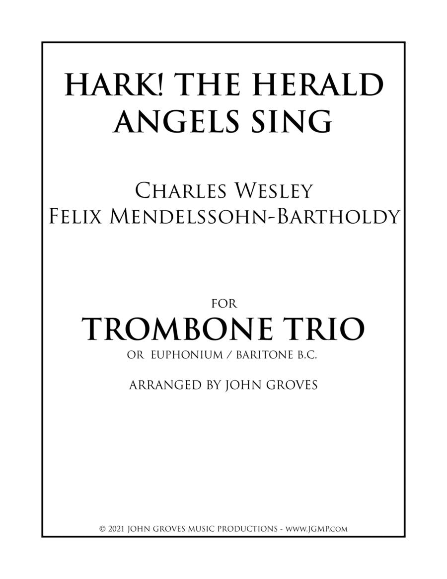Hark! The Herald Angels Sing - Trombone Trio image number null