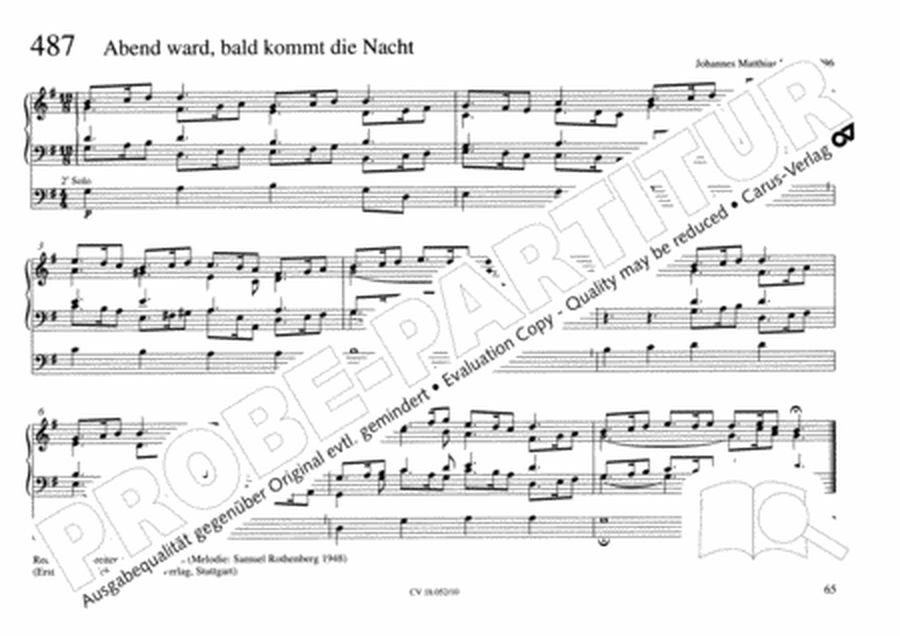 Esslinger Orgelbuch, Bd I-III