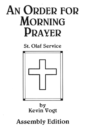 Book cover for An Order for Morning Prayer - Choral / Accompaniment edition