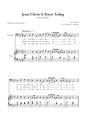 Jesus Christ is Risen Today (Baritone, Piano) - in Ab Major