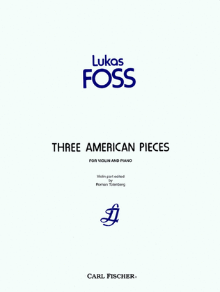 Book cover for Three American Pieces