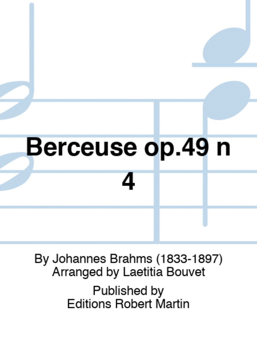 Berceuse op.49 n 4