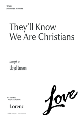 Book cover for They'll Know We Are Christians