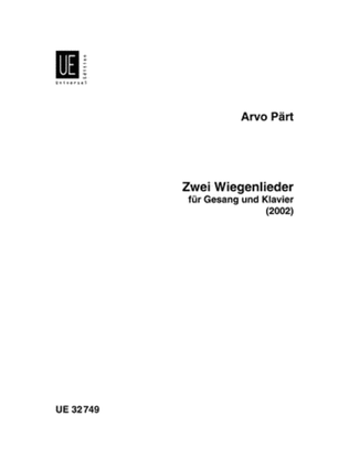 Book cover for Zwei Wiegenlieder