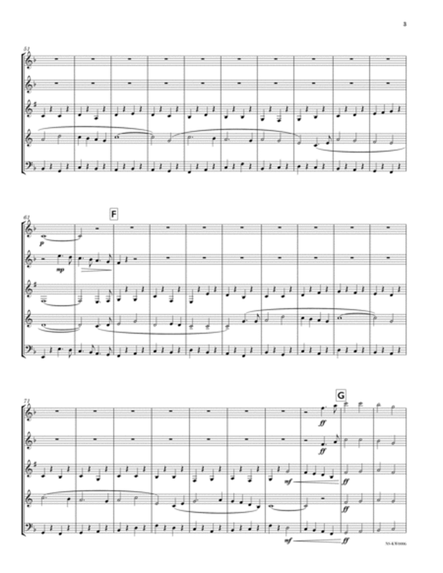 Second Suite in F (arr. for wind quintet) [score only] image number null