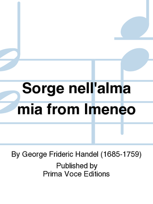 Book cover for Sorge nell'alma mia from Imeneo