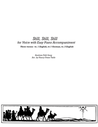 Book cover for Still, Still, Still arranged as a Vocal solo with verses in both English and German