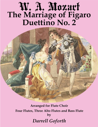 Book cover for The Marriage of Figaro for Flute Choir 4 Duettino No. 2
