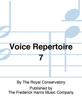 Book cover for Voice Repertoire 7