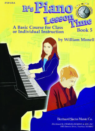 Book cover for It's Piano Lesson Time Book 5