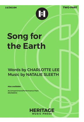 Book cover for Song for the Earth