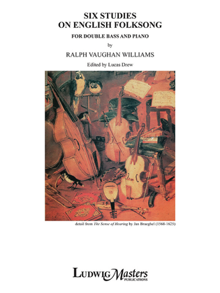 Book cover for Six Studies in English Folk Song for Double Bass and Piano