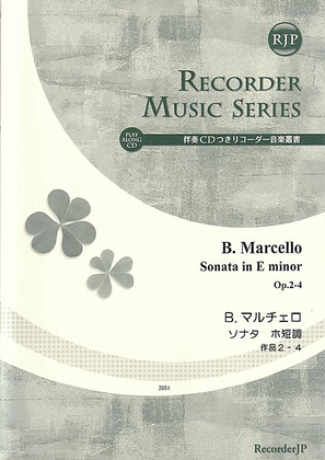 Book cover for Sonata in E minor, Op. 2-4