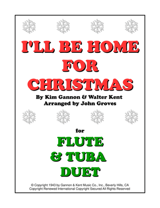 Book cover for I'll Be Home For Christmas