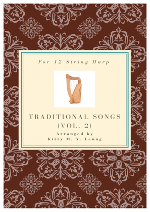Book cover for Traditional Songs (Vol.2) - 12 String Harp