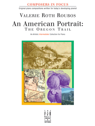 Book cover for An American Portrait -- The Oregon Trail